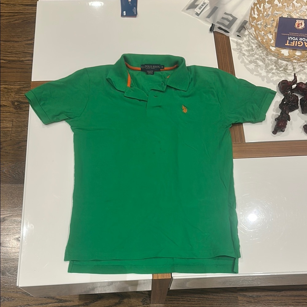 U.S. Polo Assn. Men Green Polo Shirt